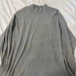 Women’s Vero Moda Gray Ribbed Sweater